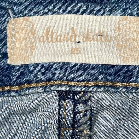 Alter’d State Denim Shorts Destructed Crochet 25 - Picture 6 of 16